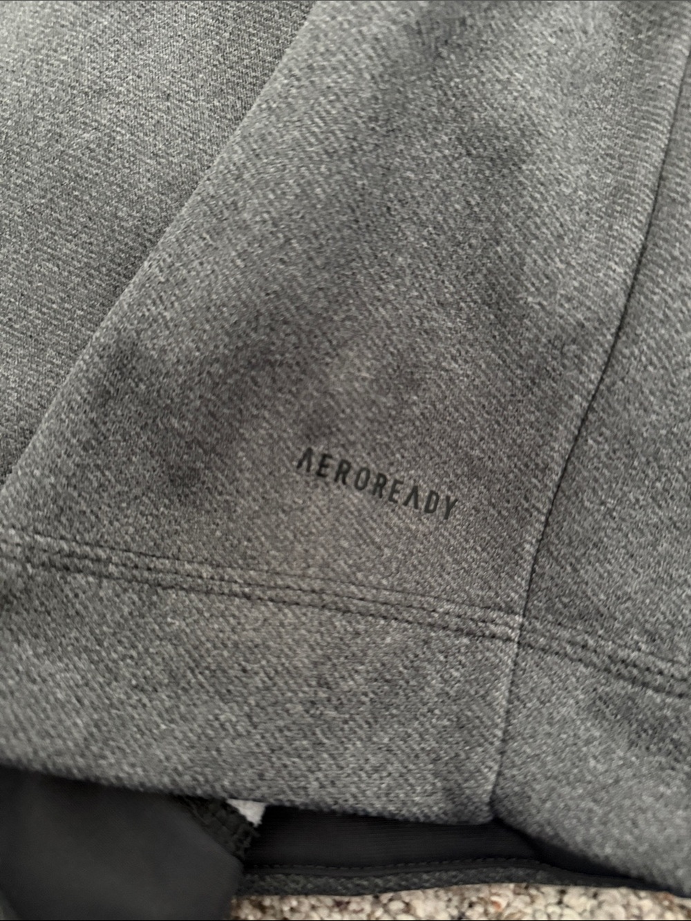 Adidas Men’s Gray Pullover Hoodie with Logo Small - Picture 6 of 6
